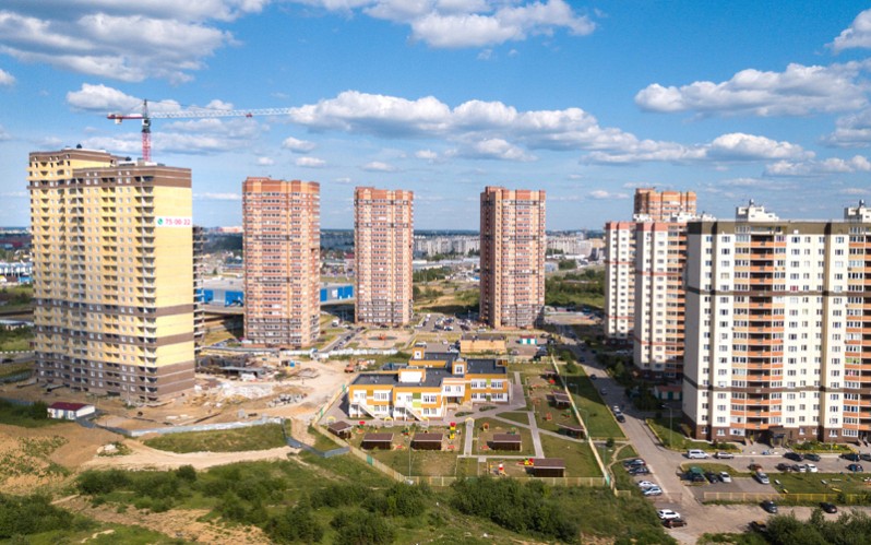 ЛЕТНЯЯ СЪЕМКА ЖК 